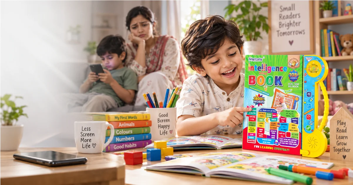 সন্তানের ফোন আসক্তি দূর করার উপায়: স্ক্রিন ছাড়া পড়া, খেলা ও পারিবারিক সময়ের সহজ গাইড